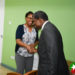 PRIME MINISTER DREW WARMLY GREETS STAFF ON FAMILIARIZATION TOUR OF GOVERNMENT HEADQUARTERS