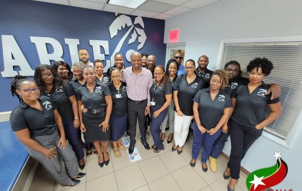 MINISTER KONRIS MAYNARD VIEWS THE CABLE AS A KEY TO THE DEVELOPMENT OF THE DIGITAL ECONOMY ACROSS THE FEDERATION