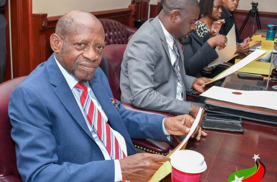 HON. DR. DENZIL DOUGLAS SWORN IN AS CHIEF DIPLOMAT TO REPRESENT THE FEDERATION OF ST. KITTS AND NEVIS