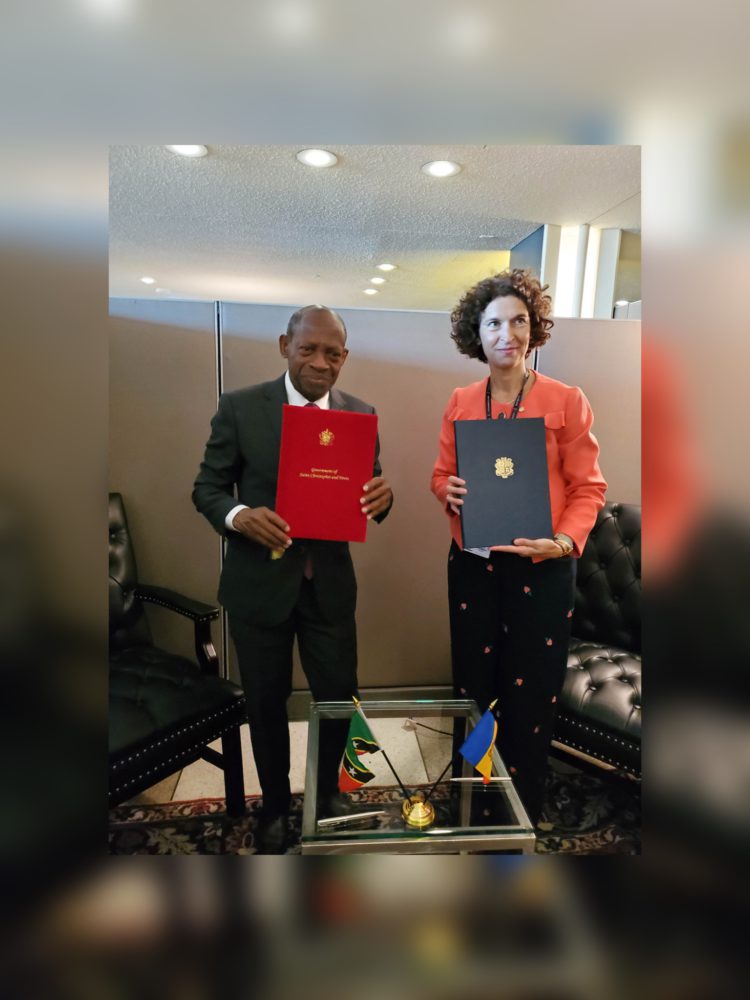 Saint Kitts and Nevis engages small states at the UNGA and establishes diplomatic relations with Andorra 