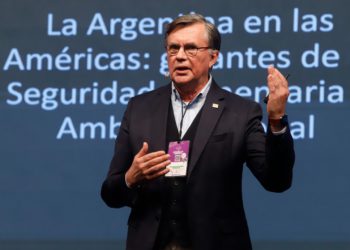 Argentinian farmers and IICA were among crowds attending conference on the future of agriculture