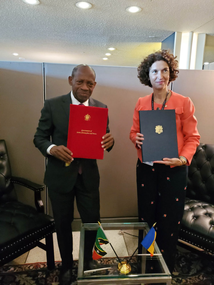 Saint Kitts and Nevis engages small states at the UNGA and establishes diplomatic relations with Andorra 