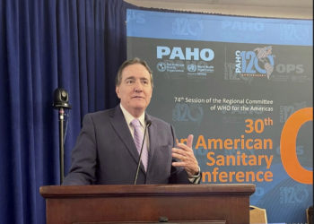 Dr. Jarbas Barbosa  da Silva Jr. of Brazil is Elected PAHO Director