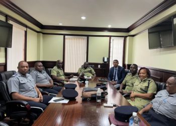 ATTORNEY GENERAL WILKIN MEETS WITH COMMISSIONER OF POLICE AND SENIOR POLICE OFFICERS WITHIN THE TRAFFIC DEPARTMENT TO IMPROVE ROAD SAFETY