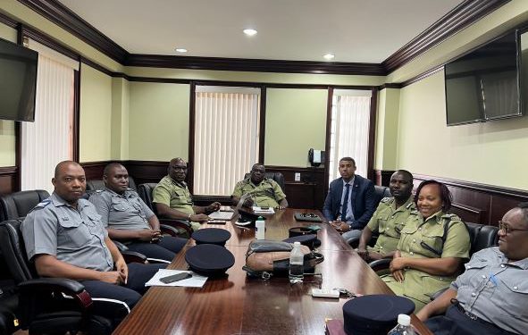ATTORNEY GENERAL WILKIN MEETS WITH COMMISSIONER OF POLICE AND SENIOR POLICE OFFICERS WITHIN THE TRAFFIC DEPARTMENT TO IMPROVE ROAD SAFETY