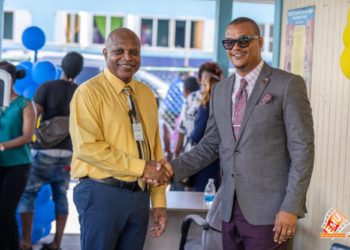MINISTER OF EDUCATION DELIVERS KEY MESSAGE TO STUDENTS OF THE BASSETERRE HIGH SCHOOL ON THE RE-OPENING OF SCHOOL; GIVES COMMITMENT TO A NEW BHS