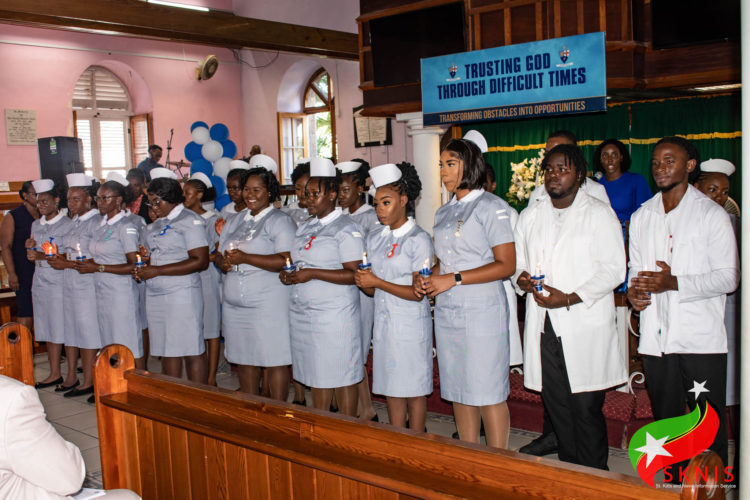TWENTY-TWO NURSING STUDENTS IN ST. KITTS AND NEVIS EARN THEIR STRIPES
