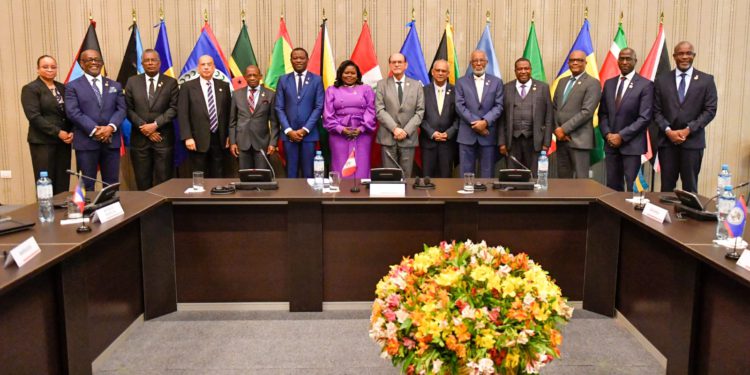 Foreign Minister Douglas Participates in CARICOM-Peru Meeting in the Margins of OAS 52nd General Assembly