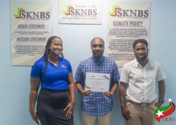 SKNBS RECOGNISES ISLAND PURIFIED WATER FOR ENSURING HEALTH AND SAFETY OF CONSUMERS