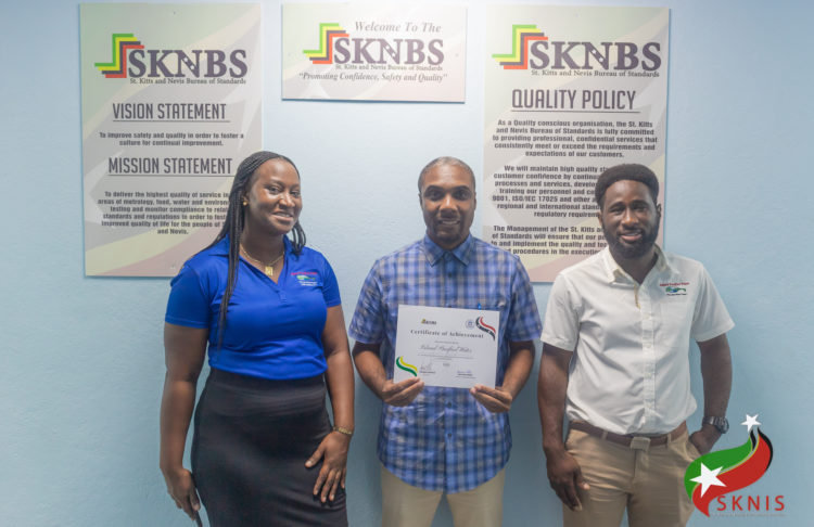 SKNBS RECOGNISES ISLAND PURIFIED WATER FOR ENSURING HEALTH AND SAFETY OF CONSUMERS