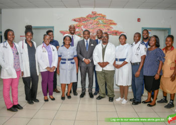 PRIME MINISTER DR. DREW PLEASED WITH IMPROVEMENT IN THE DELIVERY OF HEALTHCARE AT THE POGSON MEDICAL CENTER