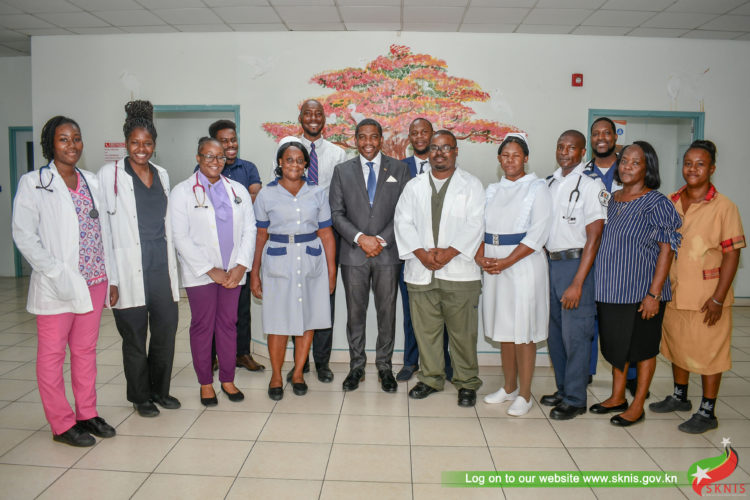 PRIME MINISTER DR. DREW PLEASED WITH IMPROVEMENT IN THE DELIVERY OF HEALTHCARE AT THE POGSON MEDICAL CENTER