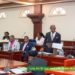 MEMBERS OF ST KITTS AND NEVIS PARLIAMENT WEAR PINK DURING SITTING TO SUPPORT BREAST CANCER AWARENESS