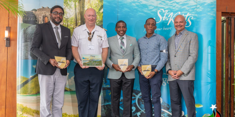 PRIME MINISTER DR. DREW COMMENDS THE MINISTRY OF TOURISM, AS SEABOURN VENTURE MAKES ITS INAUGURAL CALL TO ST. KITTS