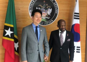 Saint Kitts and Nevis’ Minister of Foreign Affairs receives Korean high-level delegation