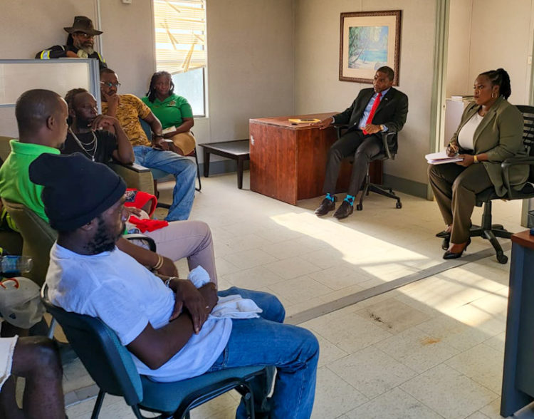 Prime Minister along with The Minister of Environment Meet with Disgruntled SWMC workers