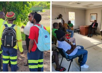 Prime Minister along with The Minister of Environment Meet with Disgruntled SWMC workers