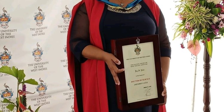 CARPHA ED Receives UWI Honorary Doctor of Science Degree