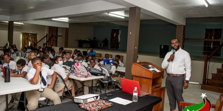 Second Form Geography Students Meet with Career Professionals