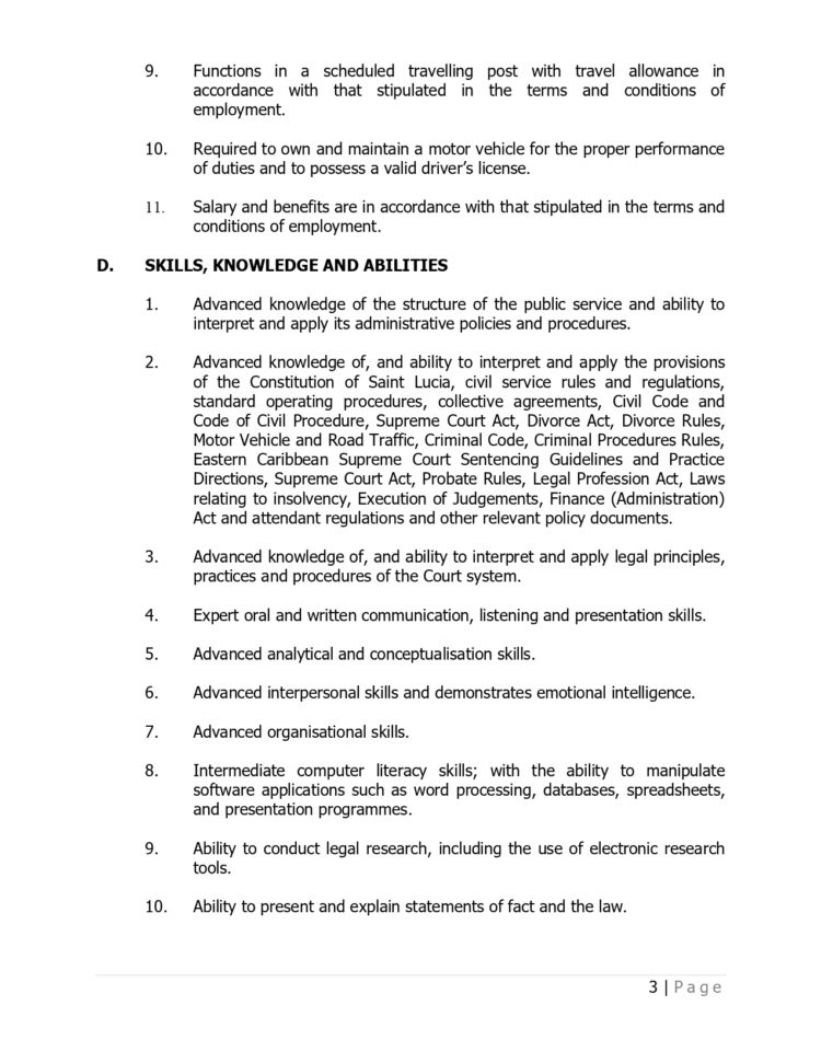 Vacancy Notice- Legal Officer I