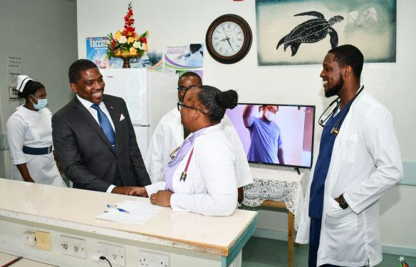 ADVANCEMENT IN THE DELIVERY OF HEALTHCARE SERVICES HIGH ON THE AGENDA OF THE ST. KITTS & NEVIS GOVERNMENT