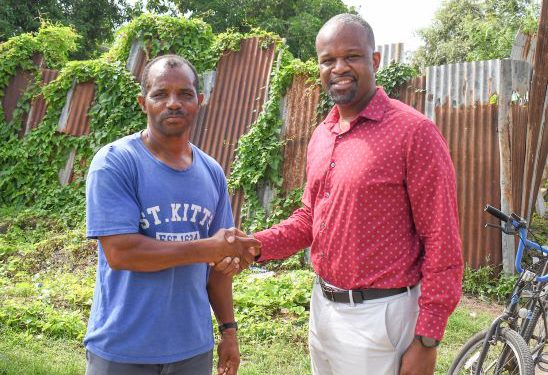 GOVERNMENT OF ST. KITTS AND NEVIS WAIVES THE COST OF LANDS FOR RESIDENTS OF LA GUERITE