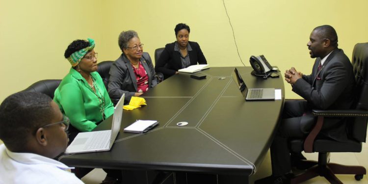 ST. KITTS MINISTER OF AGRICULTURE MEETS WITH CARICOM SECRETARY-GENERAL