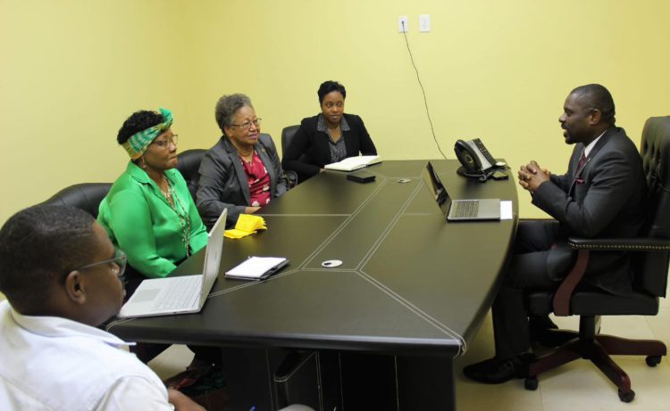 ST. KITTS MINISTER OF AGRICULTURE MEETS WITH CARICOM SECRETARY-GENERAL