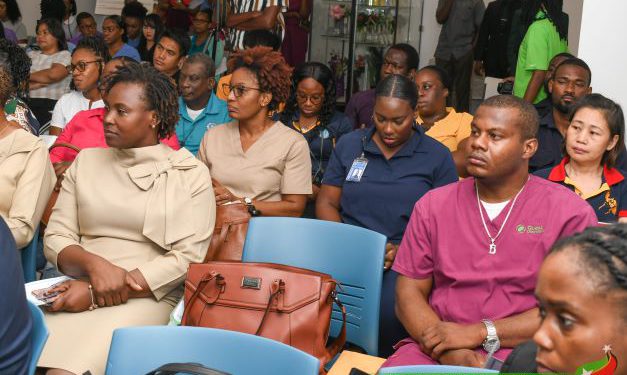 TWO HUNDRED AND FIFTY MEDICAL PERSONNEL IN ST. KITTS AND NEVIS UNDERGOING CRITICAL LIFE SUPPORT TRAINING