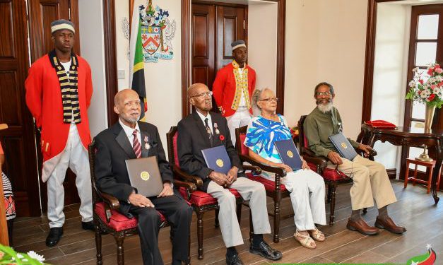 FIVE NATIONALS AWARDED HONORARY GOVERNOR STATUS OF THE BRIMSTONE HILL FORTRESS NATIONAL PARK SOCIETY