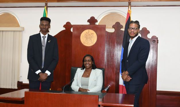 ST. KITTS AND ANTIGUA AND BARBUDA YOUTH PARLIAMENT ASSOCIATIONS HOLD HISTORIC JOINT YOUTH ASSEMBLY