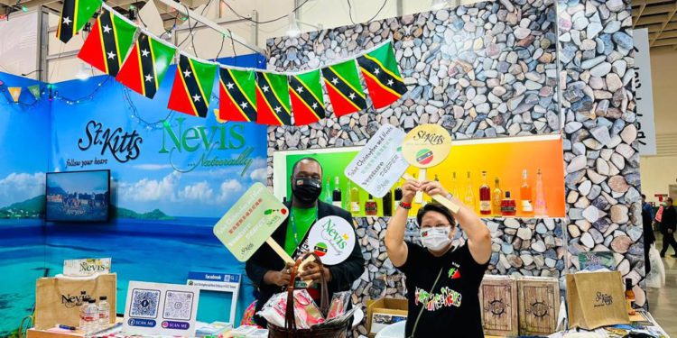 Embassy of Saint Kitts and Nevis in Taiwan participates in the 2022 Taipei International Travel Fair