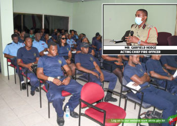 JUNIOR AND SENIOR FIRE OFFICERS OF THE ST. KITTS AND NEVIS FIRE AND RESCUE SERVICES UNDERGO CRITICAL CAPACITY-BUILDING TRAINING