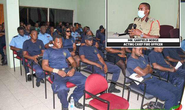 JUNIOR AND SENIOR FIRE OFFICERS OF THE ST. KITTS AND NEVIS FIRE AND RESCUE SERVICES UNDERGO CRITICAL CAPACITY-BUILDING TRAINING