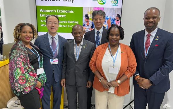 Rt. Hon. Dr. Denzil Douglas hosts COP27 Gender Day side event centering on women in small businesses in the Caribbean