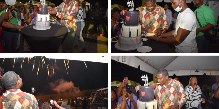 PM Dr. Drew thanks well-wishers at his birthday party; to make it an annual event