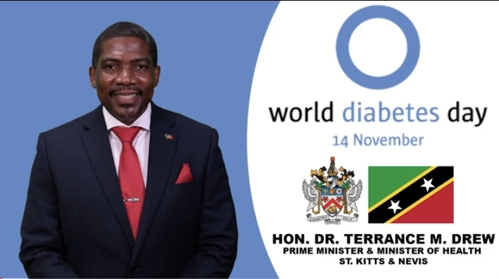 Remarks by Prime Minister and Minister of Health Hon. Dr. Terrance Drew on World Diabetes Day 2022