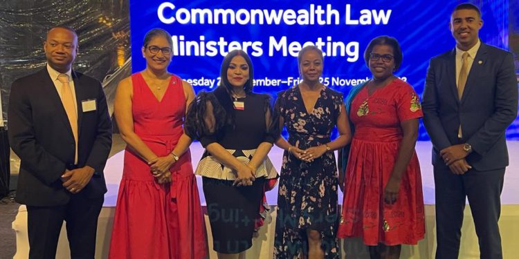 Minister of Justice & Legal Affairs Attends Commonwealth Law Ministers’ Meeting in Mauritius