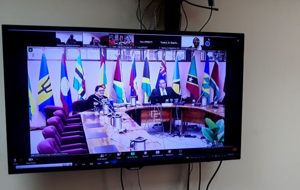 ST. KITTS AND NEVIS CHAIRS CARICOM-COTED MEETING