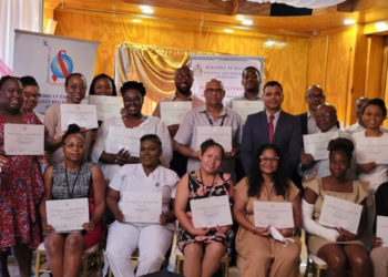 Thirty-Three Programme Planners and Health Care Service Providers Graduate from Clinical Management of HIV Programme
