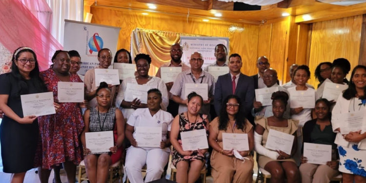 Thirty-Three Programme Planners and Health Care Service Providers Graduate from Clinical Management of HIV Programme