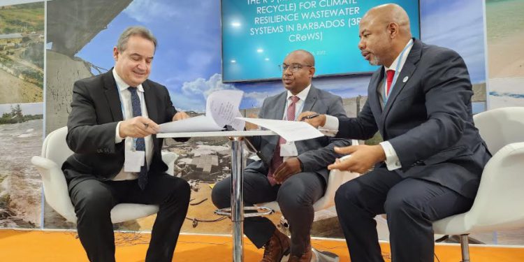CCCCC and Barbados Water Authority (BWA) sign Subsidiary Agreement for USD $50 million GCF Wastewater Project, 3R-CReWS