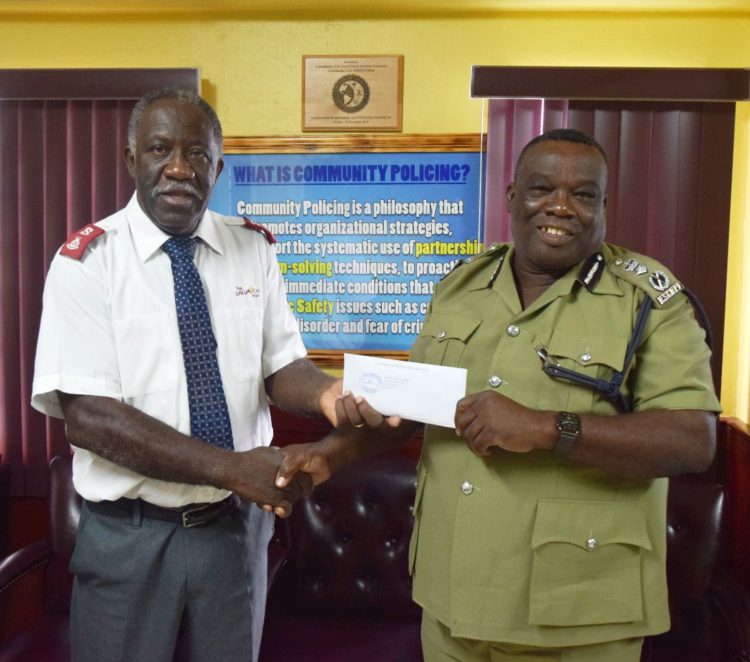 RSCNPF STEPS UP TO HELP OTHERS BY SUPPORTING THE WORK OF THE SALVATION ARMY