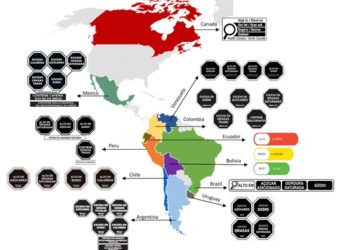 Adoption of front-of-pack nutrition warnings can help decrease obesity, cardiovascular disease, type-2 diabetes and some cancers in the Americas