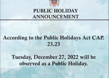 St. Kitts and Nevis Public Holidays Announcement