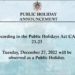 St. Kitts and Nevis Public Holidays Announcement