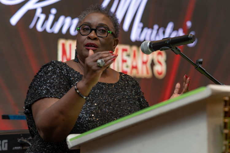 H.E. Ambassador Elizabeth Thompson Wowed the Audience at the Prime Minister Hon. Dr. Terrance Drew’s First New Year’s Gala