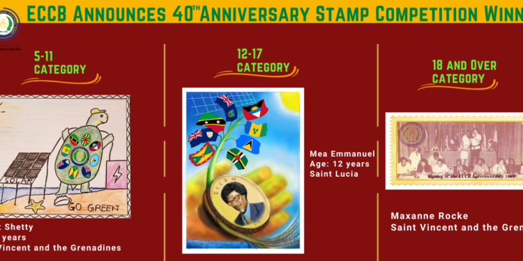 ECCB Announces 40th Anniversary Stamp Competition Winners