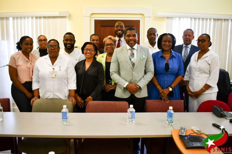 PRIME MINISTER DR. DREW CONGRATULATES NEW MANAGEMENT STAFF WITHIN THE MINISTRY OF HEALTH