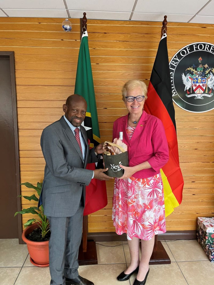 FOREIGN AFFAIRS MINISTER WELCOMES GERMAN AMBASSADOR AS FIRST AMBASSADORIAL VISIT FOR 2023